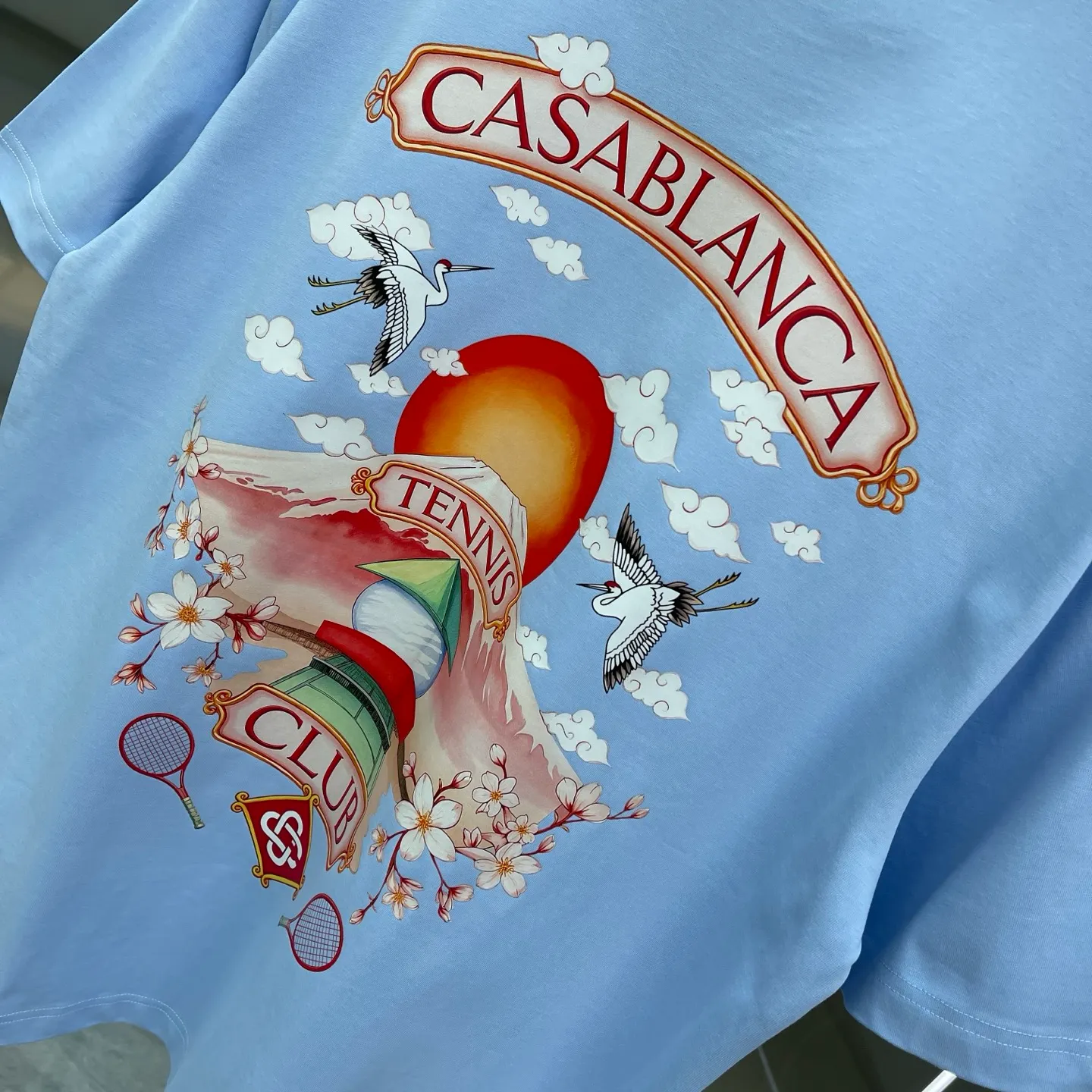 New Arrival Casablanca Classic Series T ～ ， ， 。 ， Classic ， In Stock ！ ：White Black Green Gray Light Green Blue Royal Blue Orange（8 ） Size：S M L XL XXL